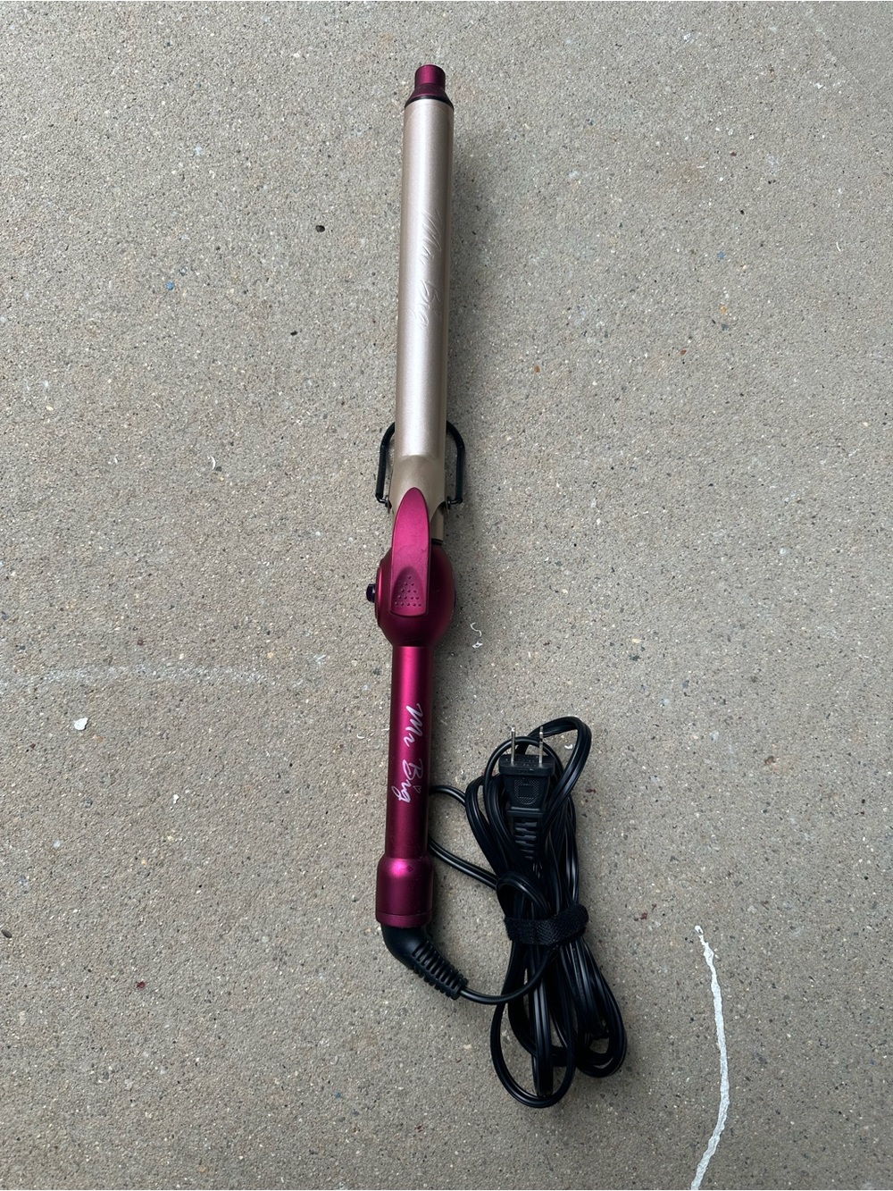 Mr Big Original Hair Curling Iron XL 9.5" Barrel With 1.25" Diameter - Red